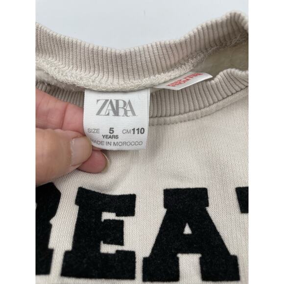 Zara Pullover Sweatshirt Kids Jurassic Days Size 5 - Picture 5 of 7